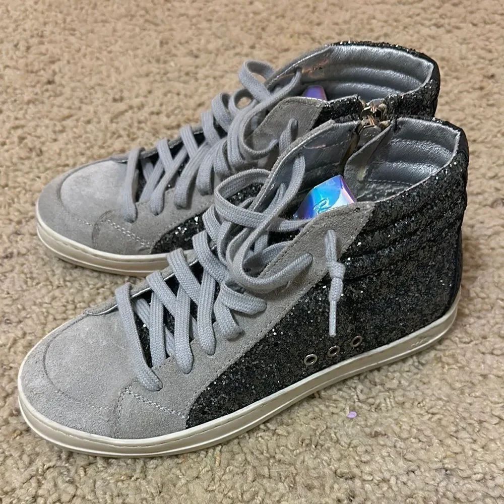 P448 Skate Glitter High Top Sneaker